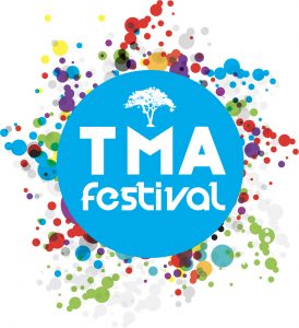 centre cercle rond - mention TMA Festival - explosion de couleurs